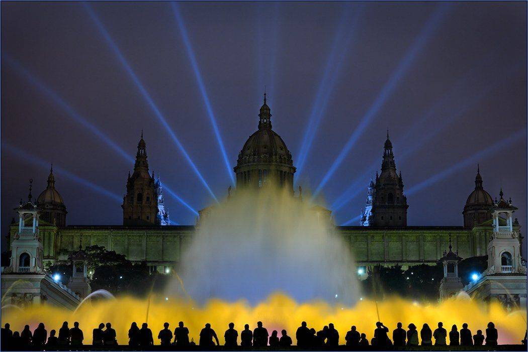 барселона, поющие фонтаны, izh Diletant (Валерий Щербина)