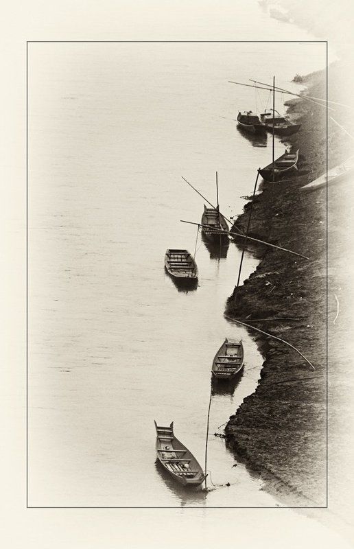 меконг, лаос Утро на Меконге фото превью