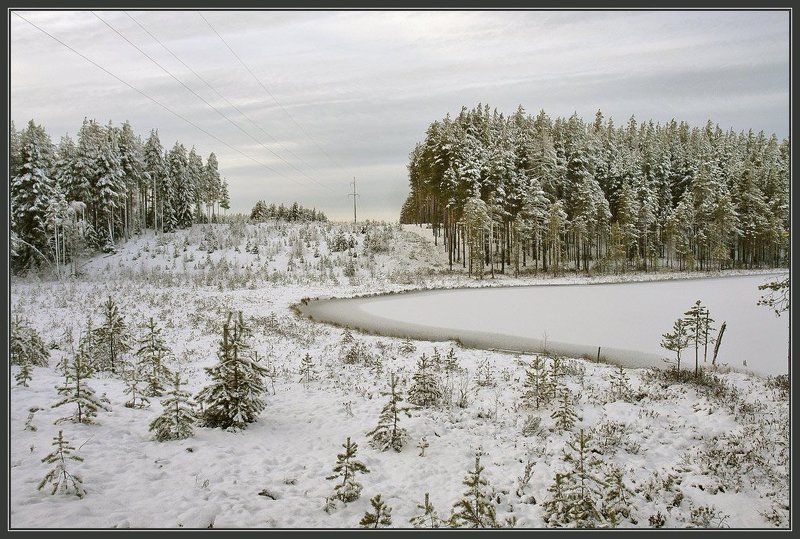 Первый снег ноября. фото превью