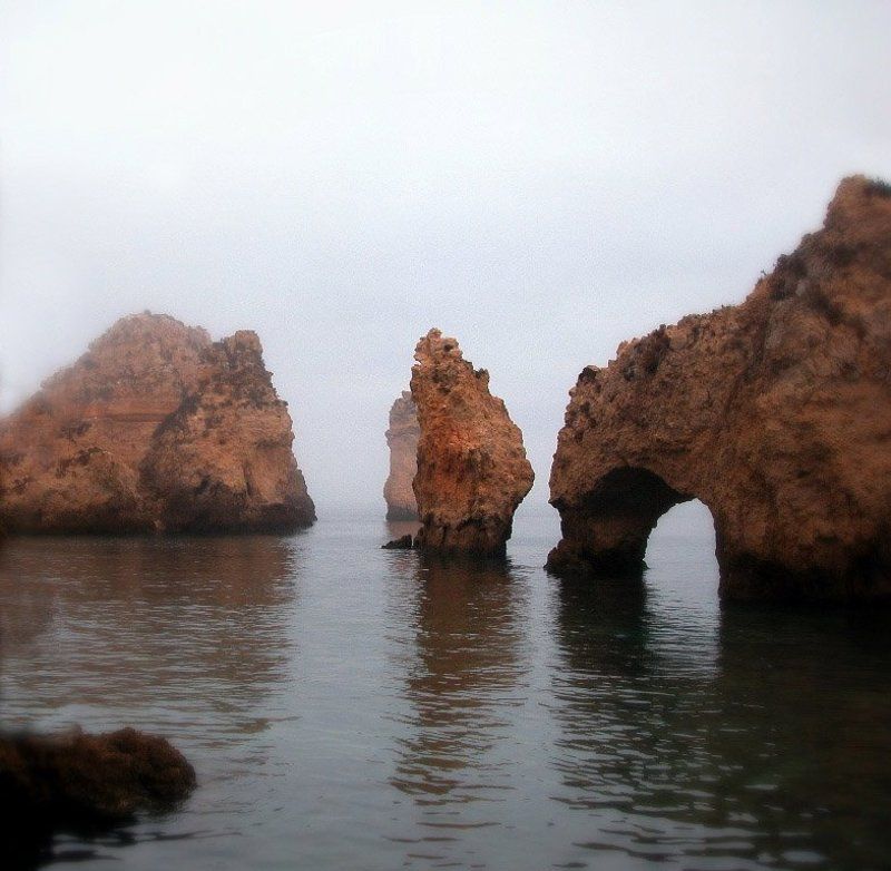португалия, лагош Скалы в Лагоше. фото превью