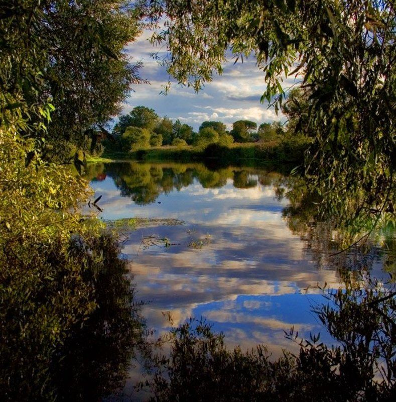 закат, река Закат на Ламе фото превью