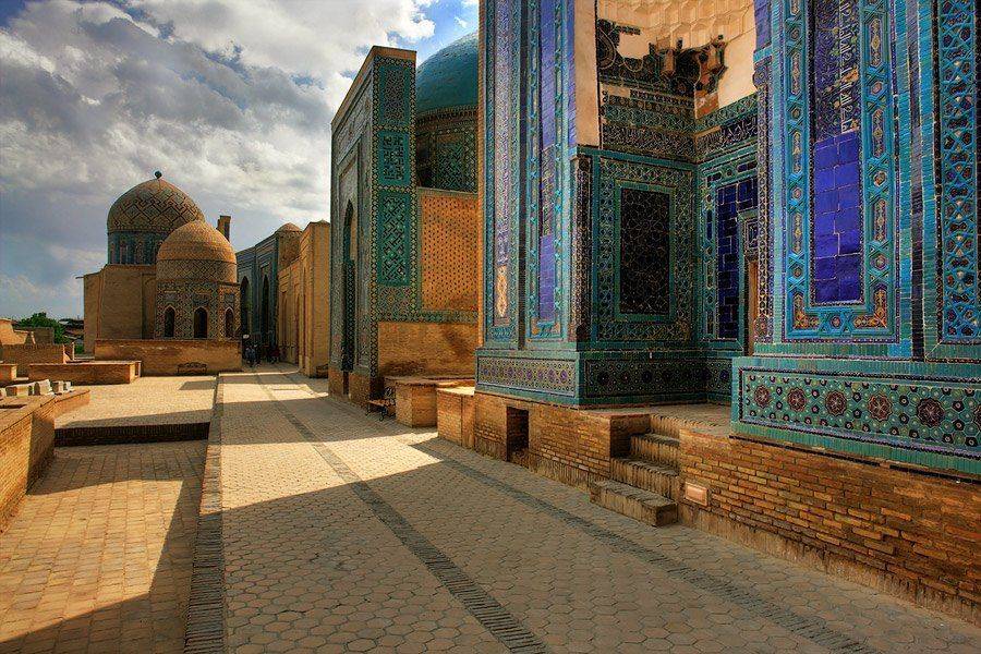 шахи-зинда, самарканд, узбекистан, senjor