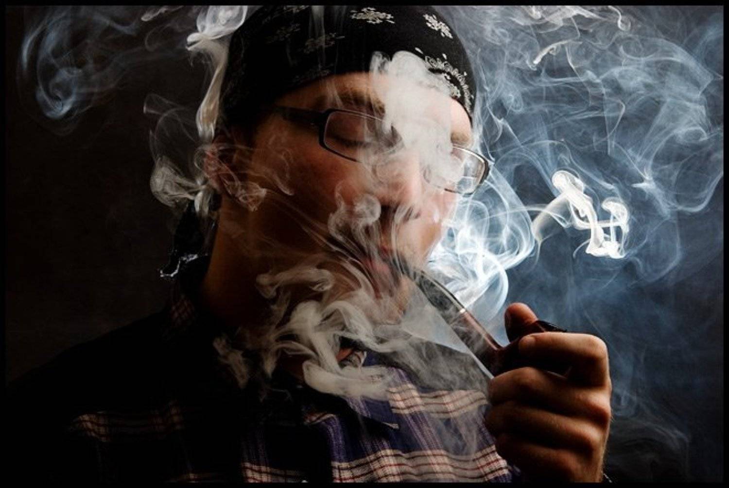 курить, трубку, дым, студия, Michael Krutikov