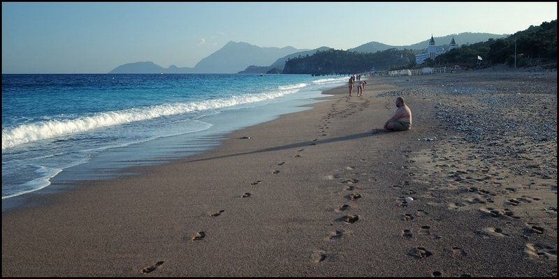 мужчина, море Просто смотреть фото превью