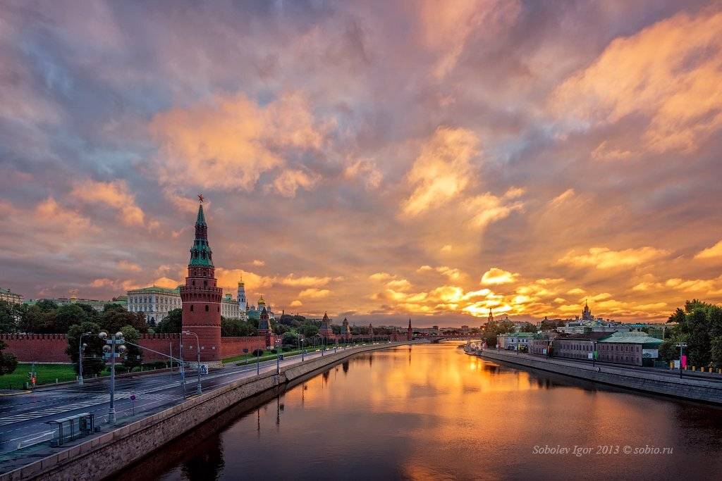 кремль, москва, солнце, столица, утро, Соболев Игорь