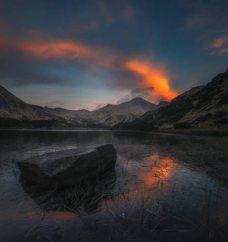 A Sunset in the Pirin Mountain