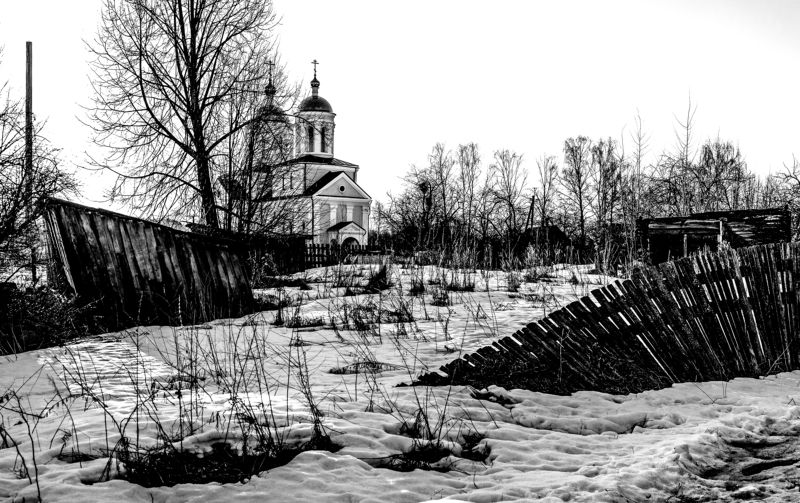 Черно-белая Россия фото превью