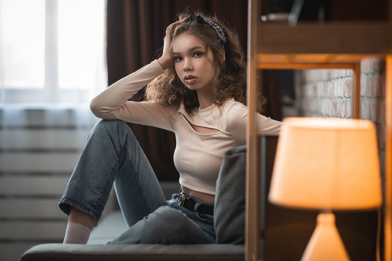 девушка, модель, портрет, фотосессия, студия, макияж, гламур, girl, model, modeling, young, portrait, make-up, творческий портрет, женский портрет, woman, young woman, glamour, постановка, постановочная фотография, fashion, Владимир Васильев