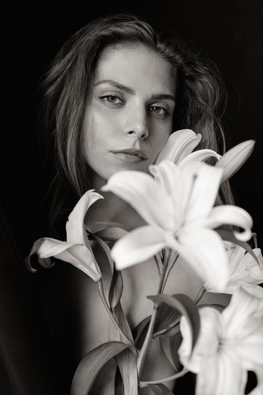 girl, девушка, чб, bw, sexy, beauty  фото превью