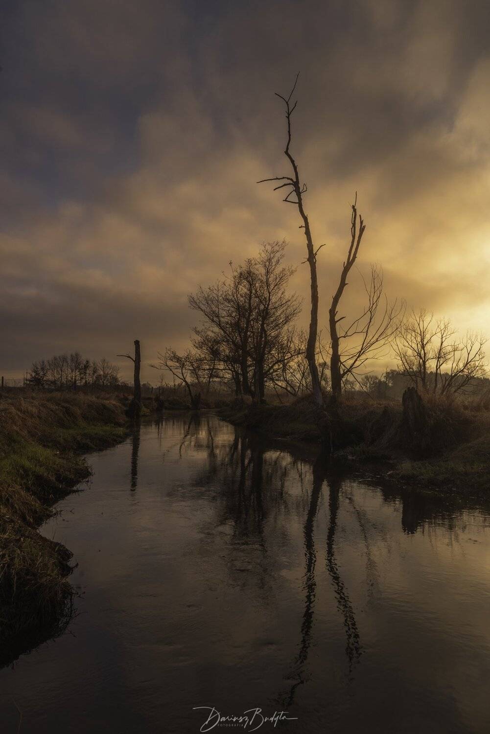 sunrise, spring, river, jeziorka, sky,, Dariusz Budyta