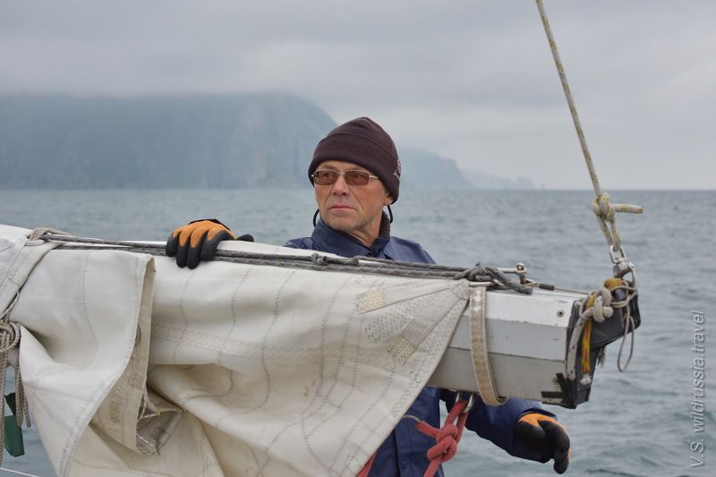 Камчатка, экспедиция, шагнивнеизведанное, путешествие, матрос, яхта, парус, рея, портрет, романтика Яхтенная экспедиция на Северные Курилы (из альбома, август 2020 г) фото превью