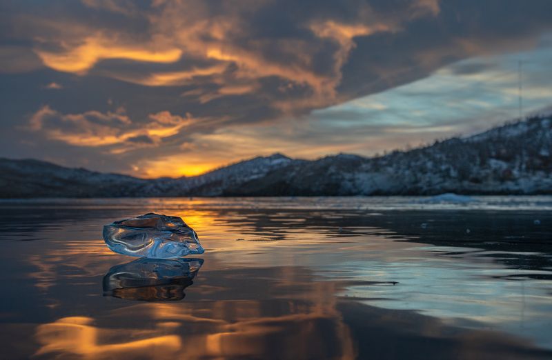 зима, лед, торос, льдинка, байкал Байкальские замоцветы... фото превью