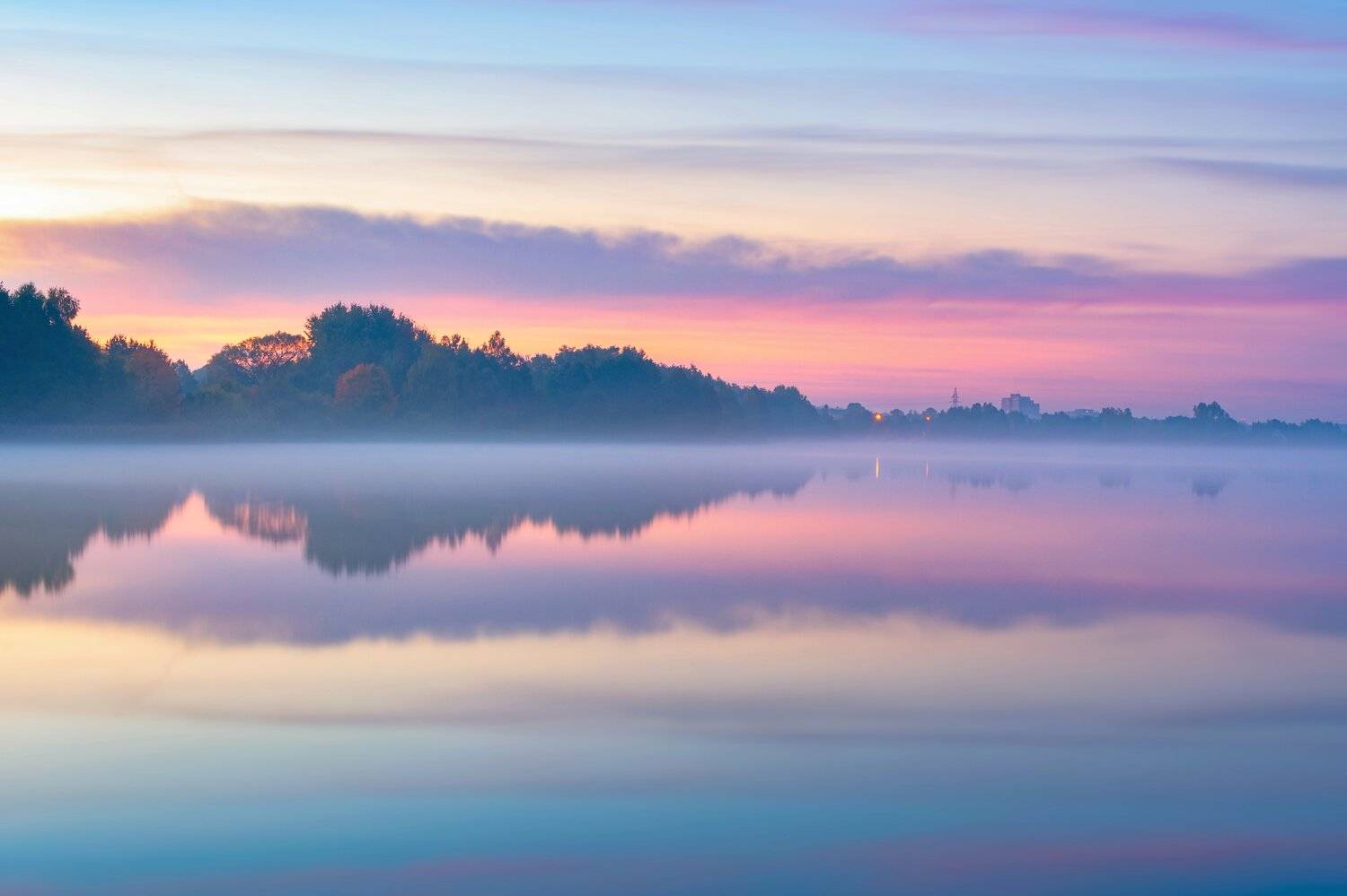 Sky  Water  Nature  Cloud - Sky  Lake  Scenics - Nature  No People  Photography  Beauty In Nature  Landscape  Trees  Sunrise  Mirror  Nikon  Mist  Light  Fog, Krzysztof Tollas