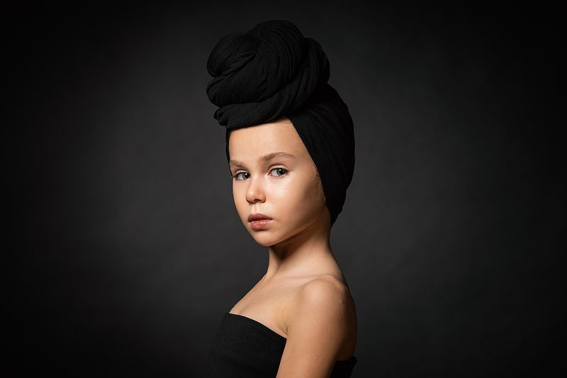 девушка, портрет, милая, cute, girl, portrait, тюрбан, чалма Polina фото превью