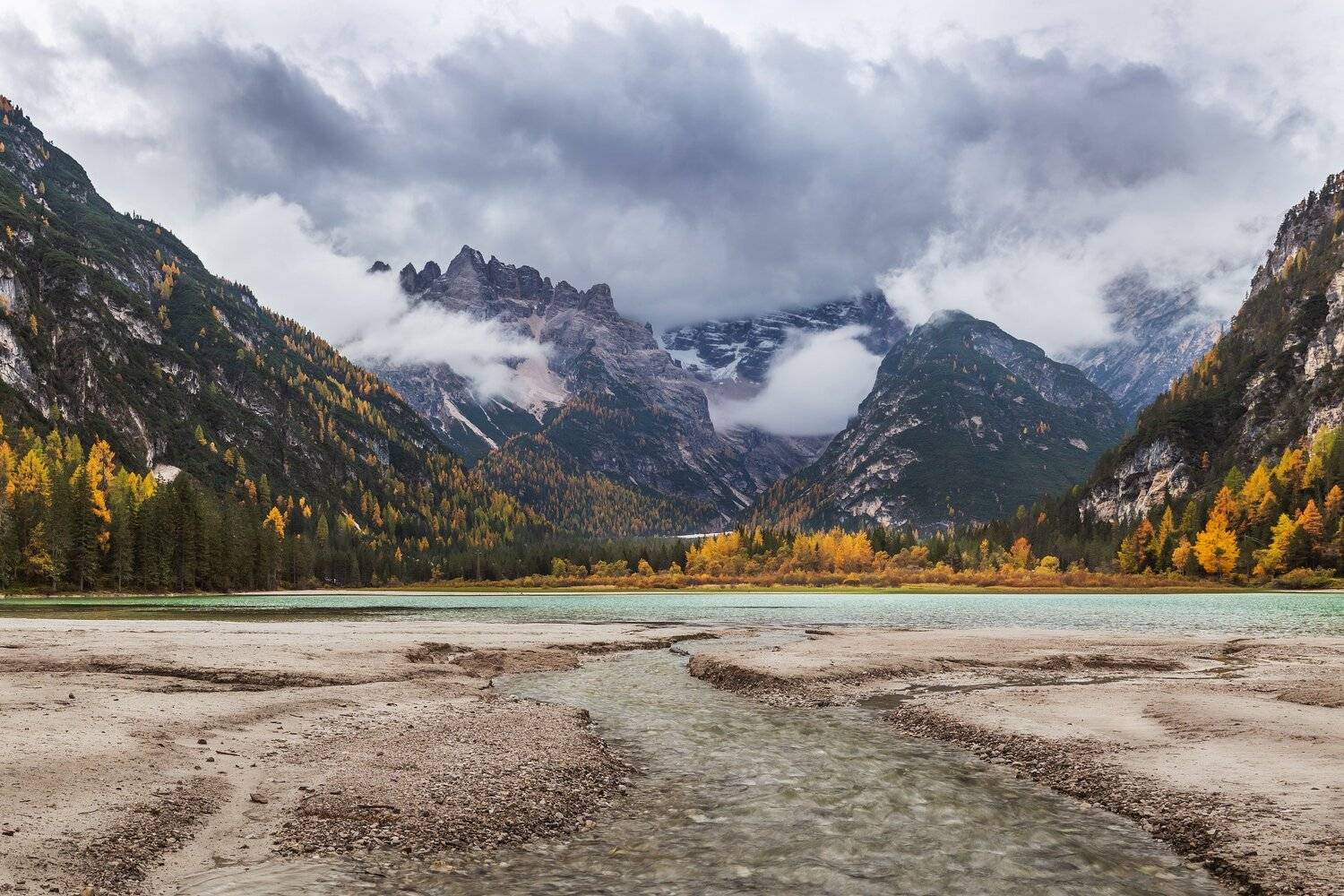 италия, доломиты, горы, облака, осень, природа, landscape, italy, dolomites, Геннадий Финенко