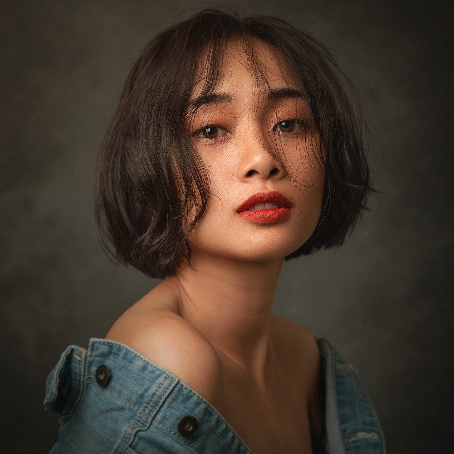 portrait, woman, female, beauty, face, vietnamese, asian, girl, studio, Hoang Viet Nguyen