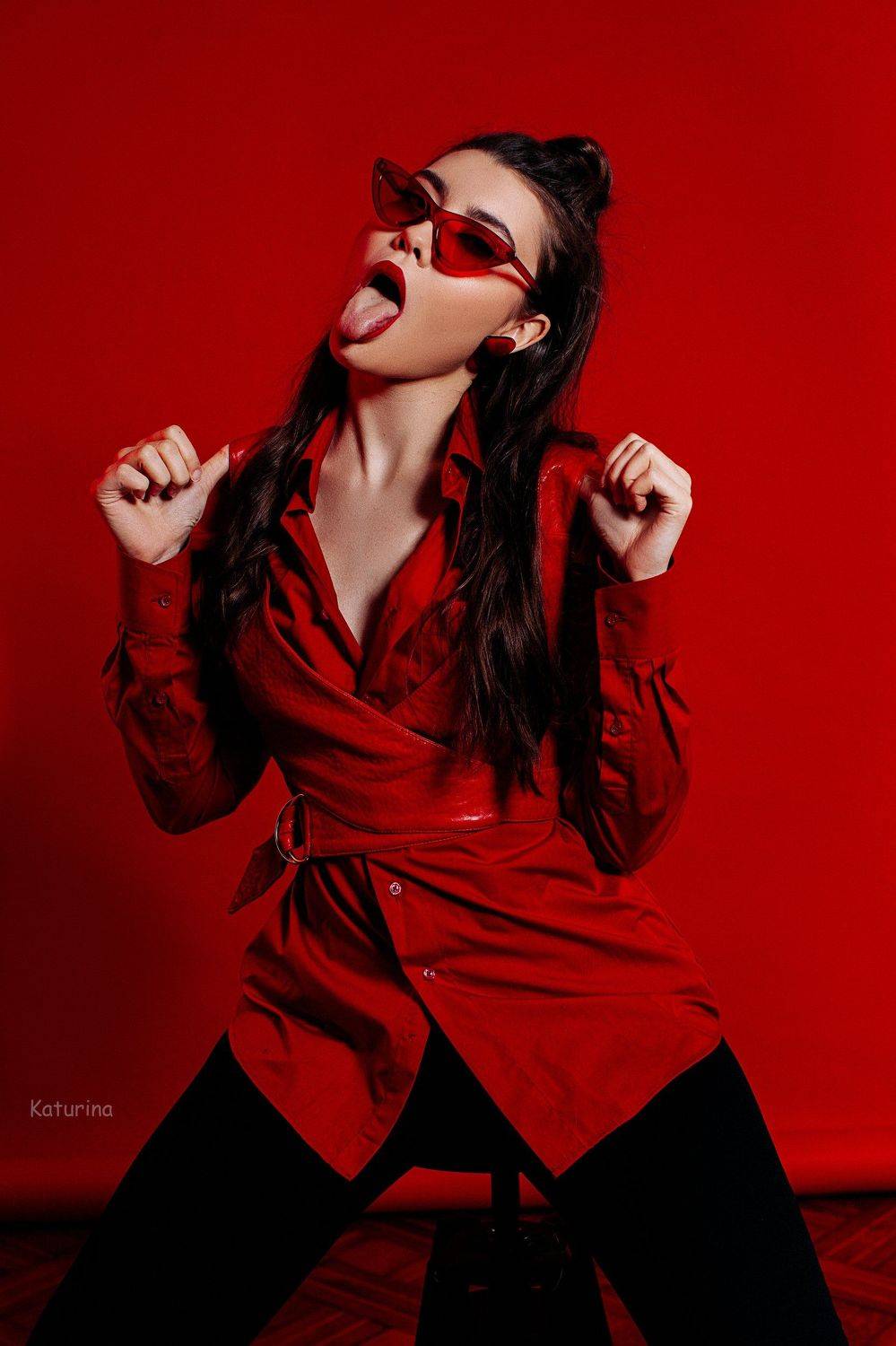 фотография, портрет, портретная фотография, девушка в красном, red, женская красота, Юлия Катурина