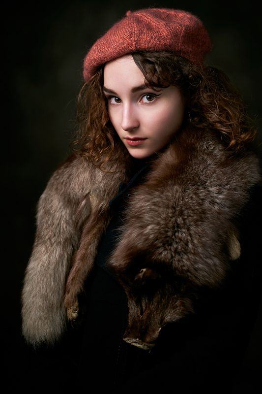 portrait, girl, lowkey, black, beautiful, pretty, eyes, lips, портрет, девушка, look Саша фото превью