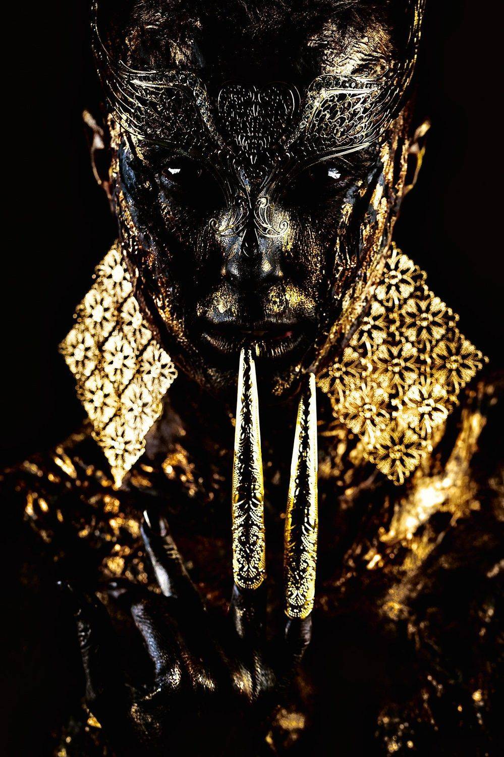 woman, portrait, conceptual, studio, bodyart, Руслан Болгов (Axe)