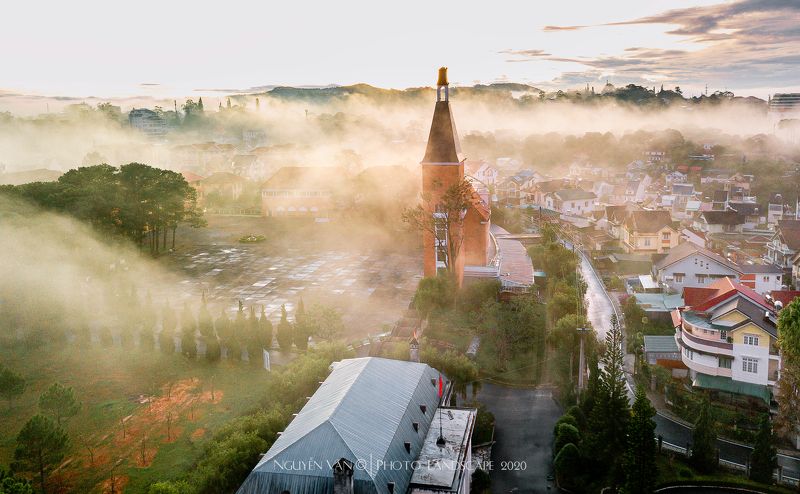 Fog, Cityscape Da Lat 2020 фото превью