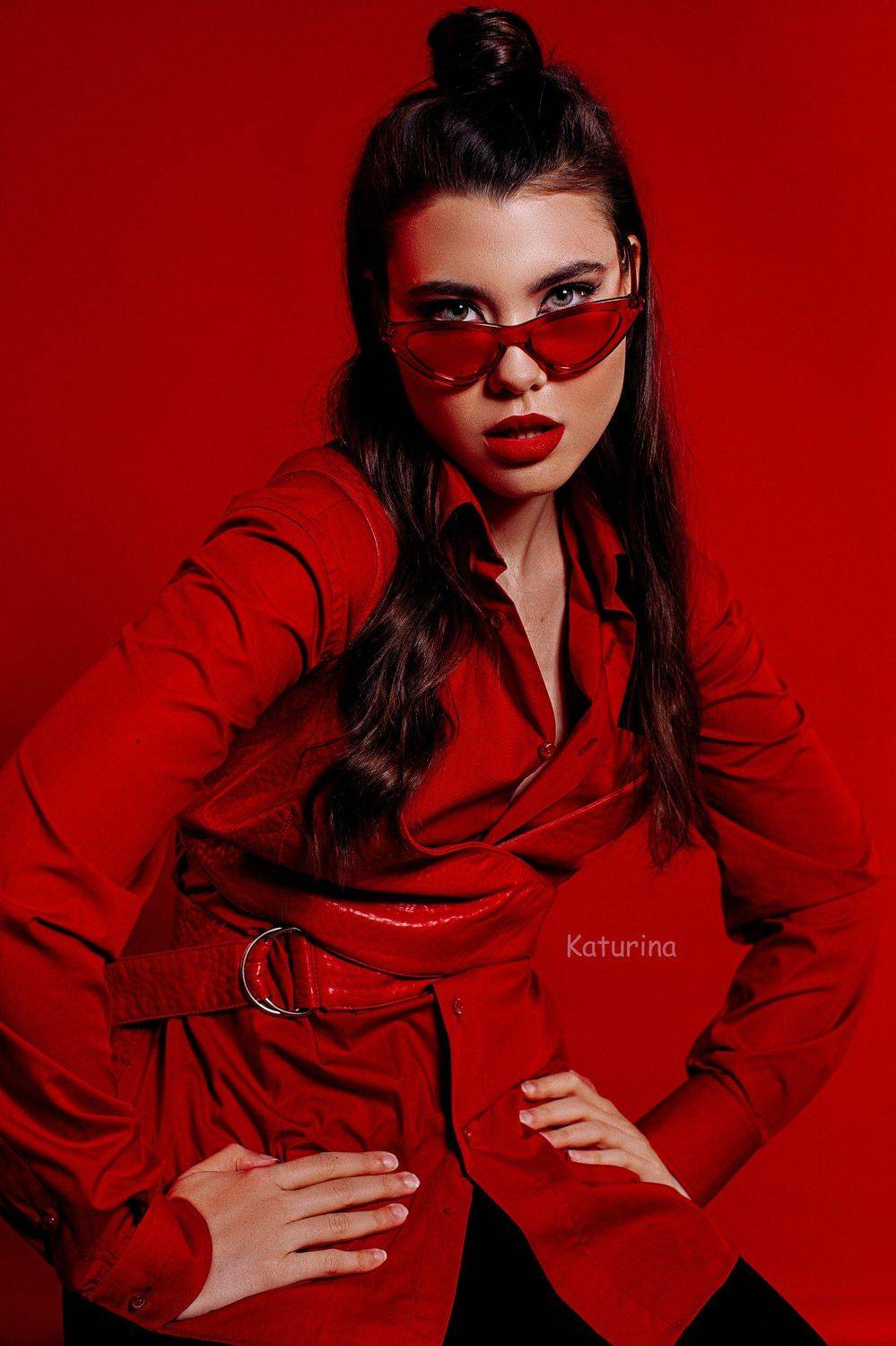 фотография, портрет, портретная фотография, девушка в красном, red, женская красота, Юлия Катурина