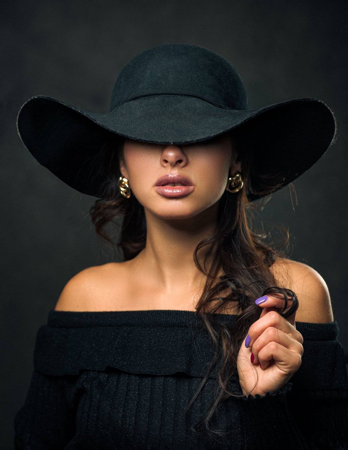 Портрет девушки в шляпе, Александр БАРДЕНЦЕВ