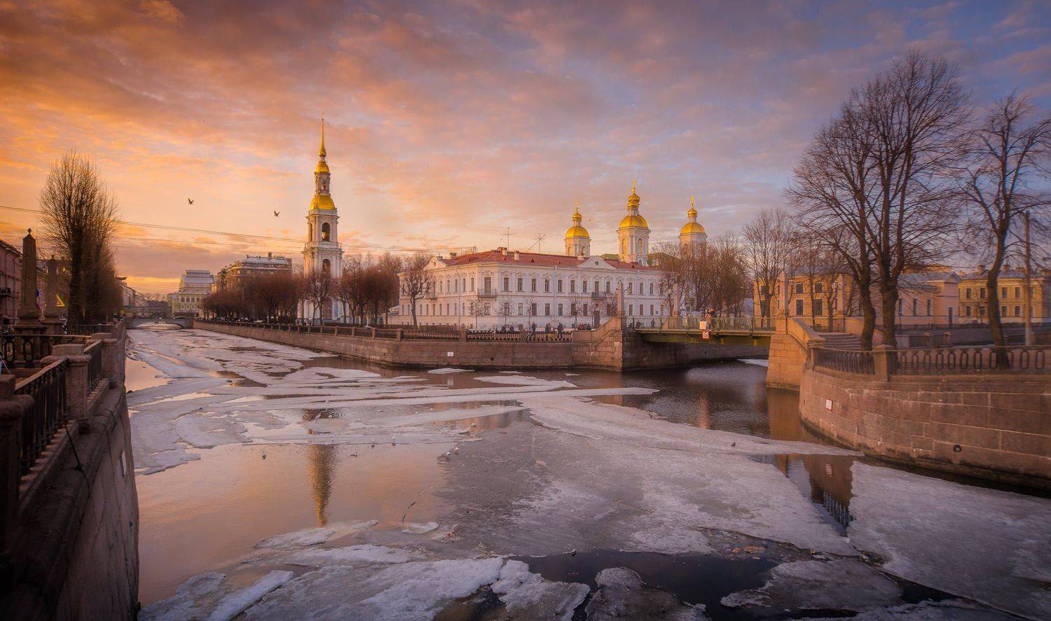 петербург, город, мост, вода, река, рассвет, пейзаж, закат, Ekaterina Khlebnikova