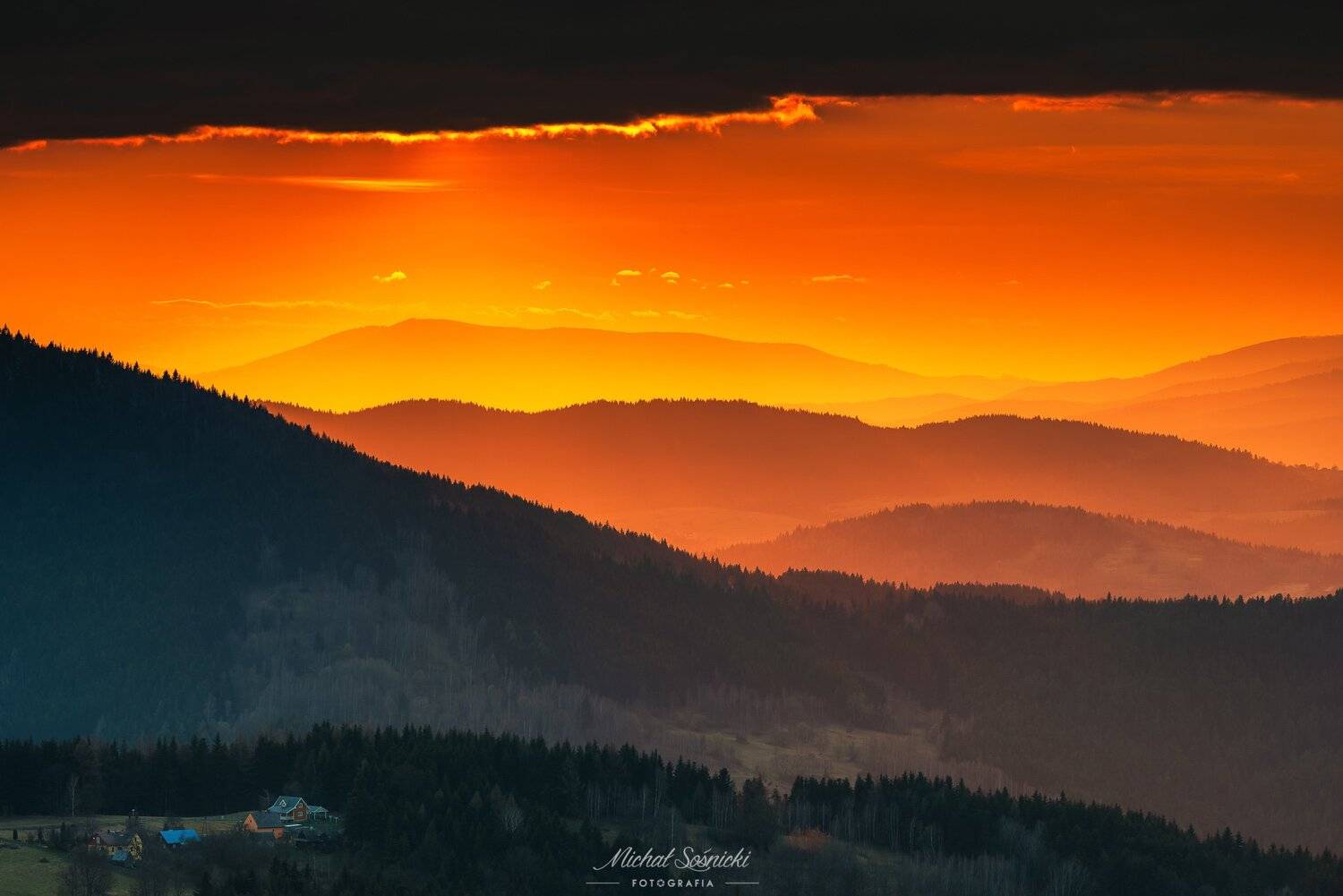 #poland #spring #layers #sunset #sky #clouds #trees #pentax #benro, Michał Sośnicki