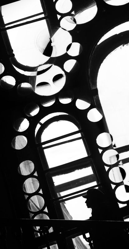 силуэт,чб,девушка,арт KALEIDOSCOPE фото превью