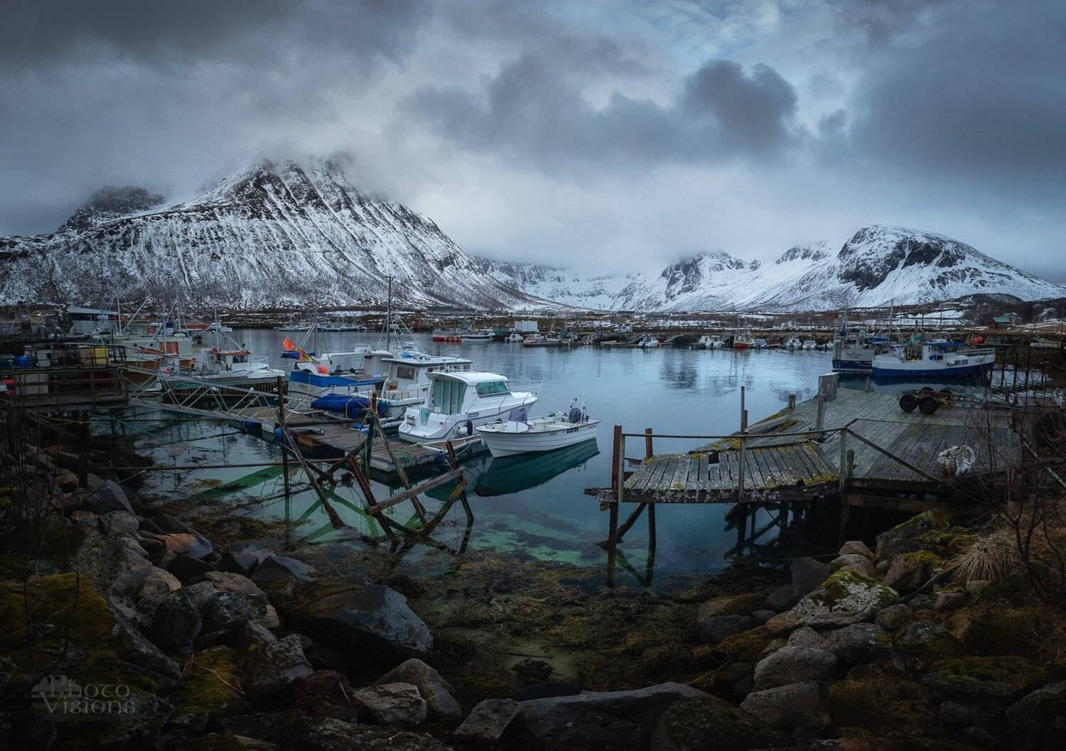 harbor,sea,mountains,norway,north,arctic,, Adrian Szatewicz