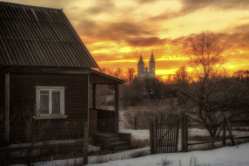 Рассветное утро фото превью