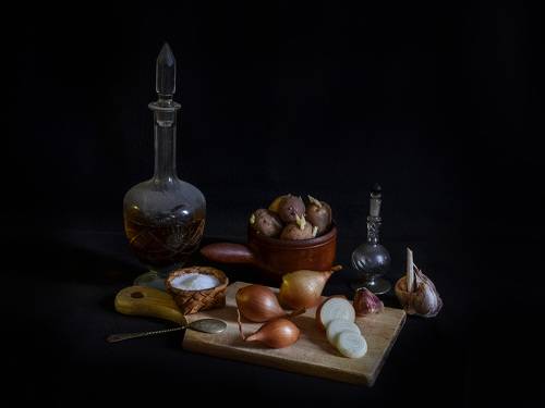 Натюрморт с овощами.