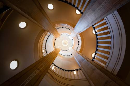 Schwerin Palace spiral