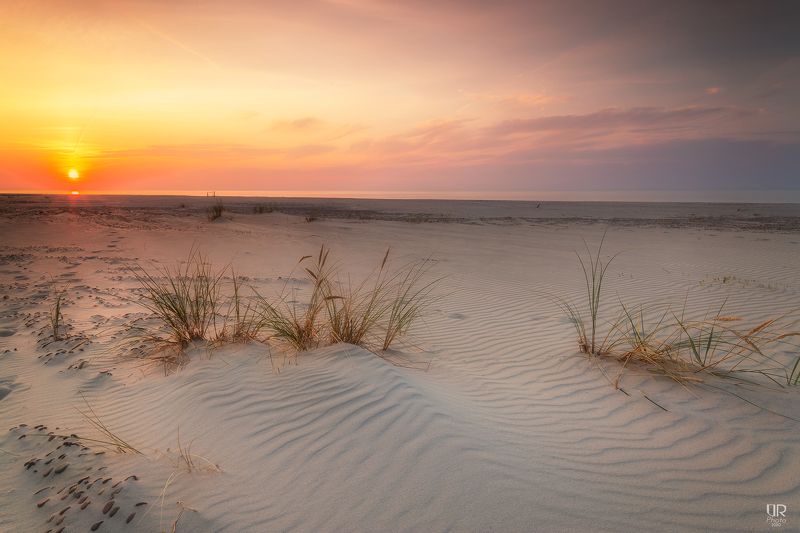 Sea sunset фото превью