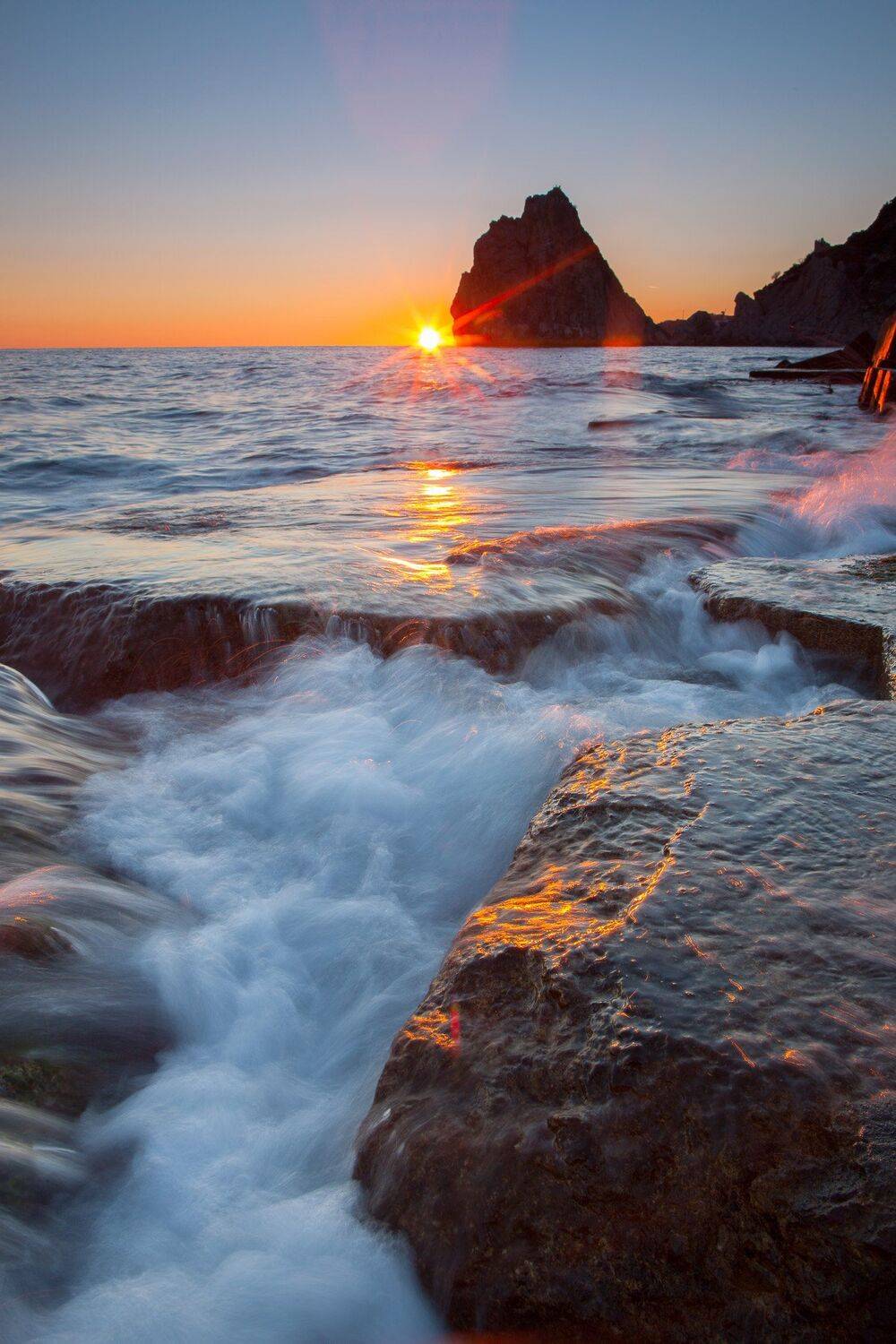 симеиз, скала дива, крым, ялта, шторм в ялте, шторм, волна, пляж, гора кошка, кацивели, черное море, Serge Titov