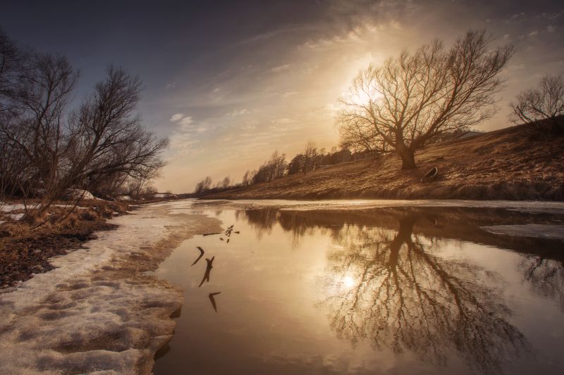 Уж тает снег, бегут ручьи, В окно повеяло весною… Алексей Плещеев фото превью