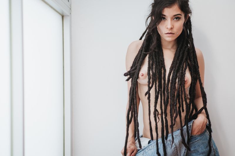 sexy portrait beauty memoh memohred latina nude lingerie bren фото превью