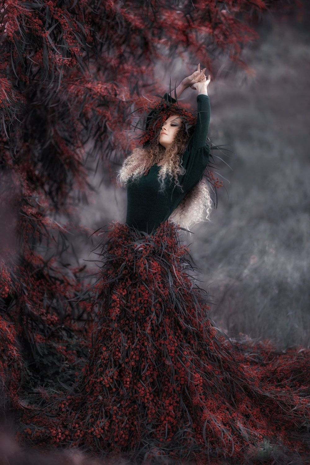 девушка мимоза фентези магия, Виктория Кузнецова