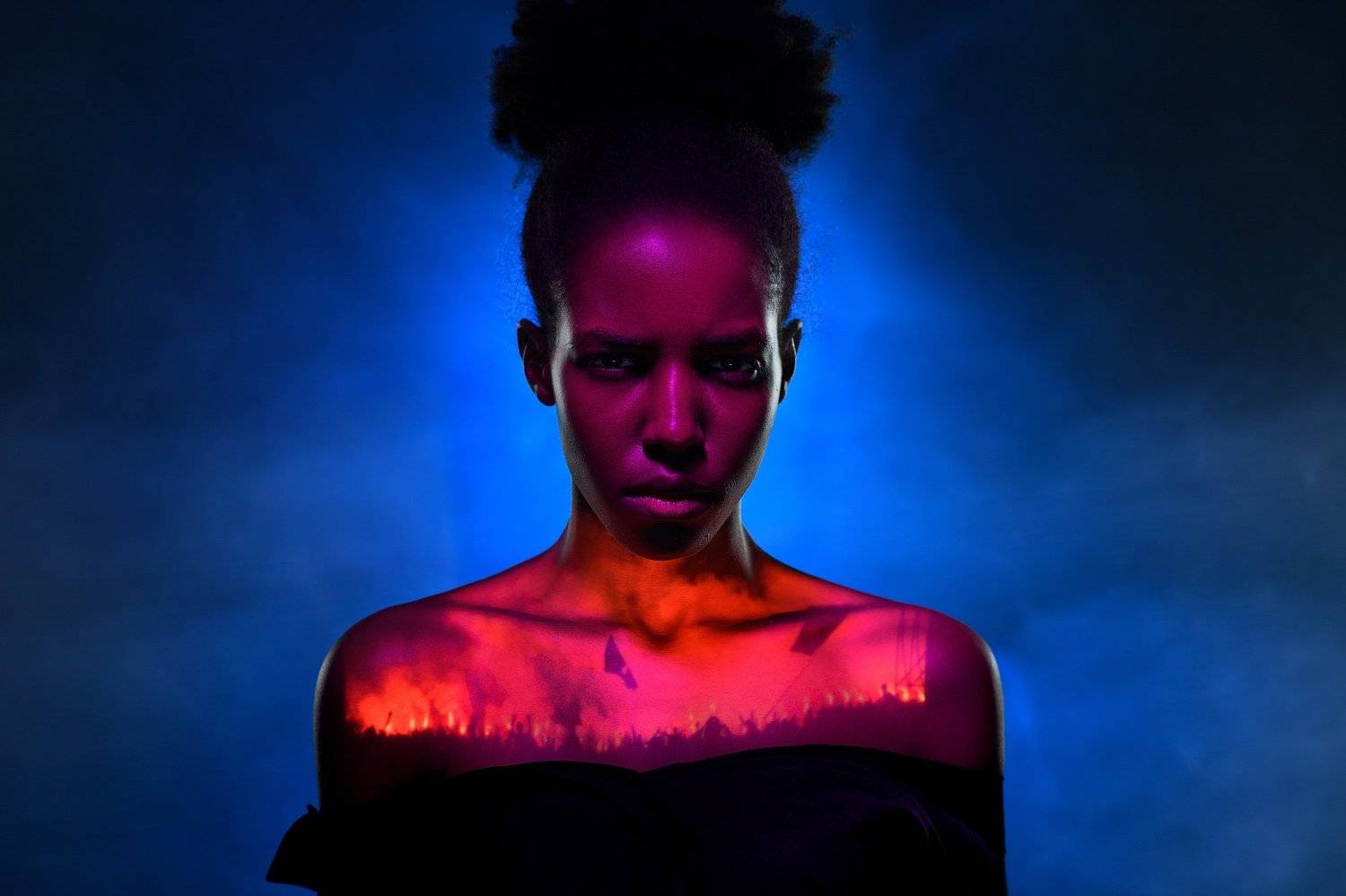 revolution, nikon, projector, nikonphotography, nikonportrait, nikond850, portrait, 105mm, portrait, womenportrait, feminism, woman, afro, female, protest, activist, Денис Богомолов