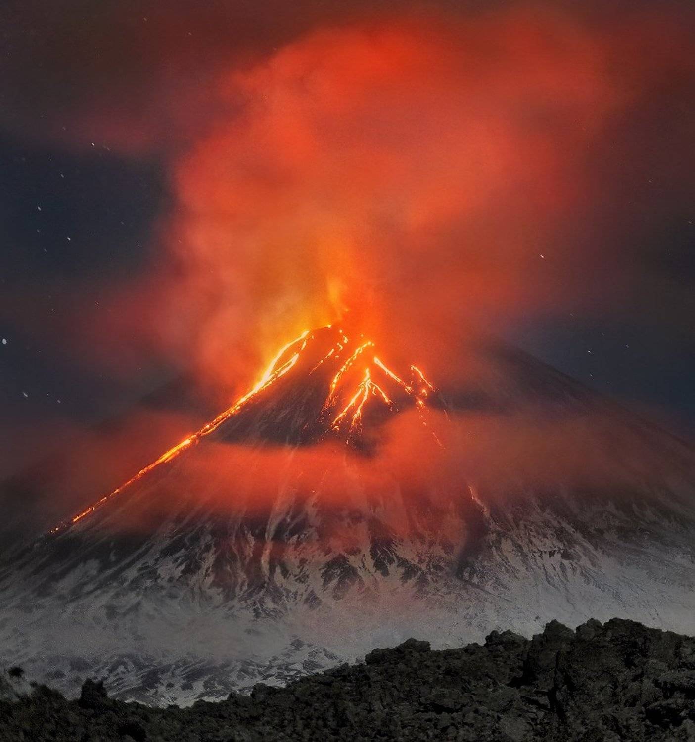 камчатка, вулкан, ключевской, Сергей Макурин
