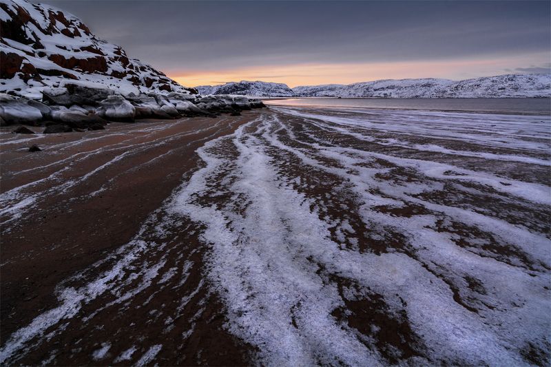 природа, пейзаж, север, кольский, панорама, природа россии, дикая природа, закат, свет, облака, вечер, тундра *** фото превью