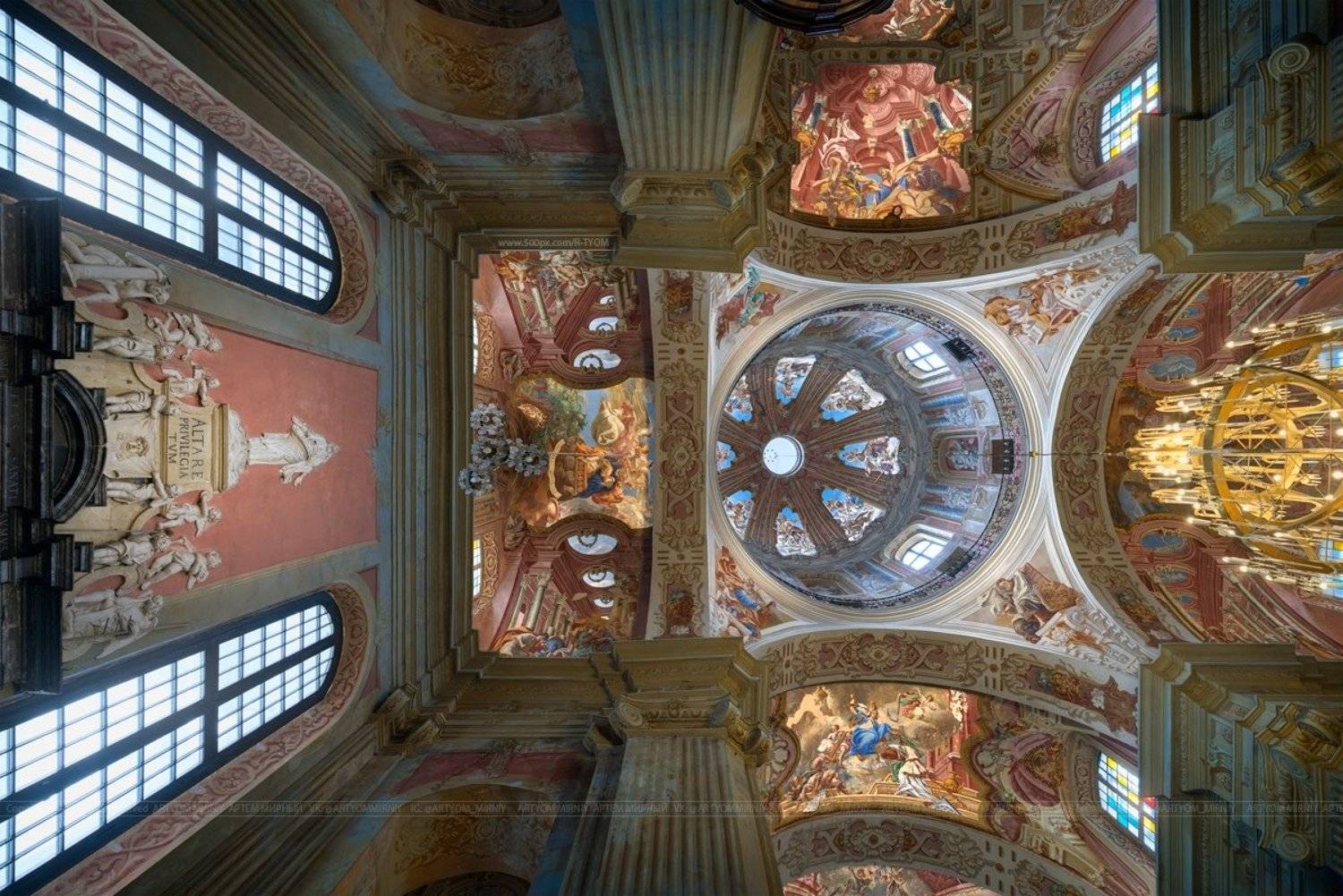 книга владыка моря, несвиж, белоруссия, беларусь, артем мирный, арт, nesvizh, castle, belarus, artyom mirniy, ceiling, ceiling-art, Артём Мирный