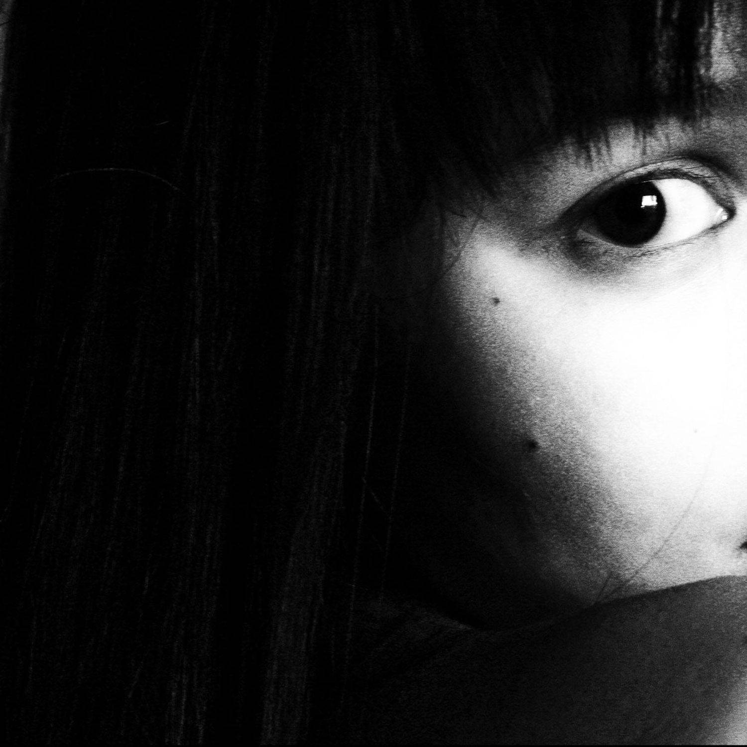 девушка, портрет, лицо, глаз, черно-белое, Сергей Козинцев