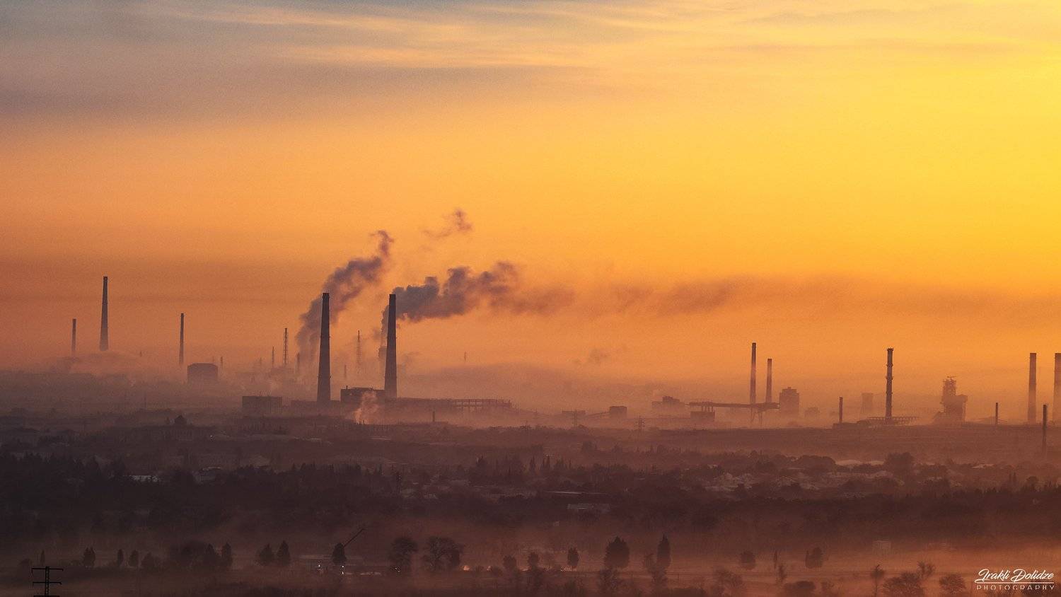 landscape, morning,, ირაკლი დოლიძე