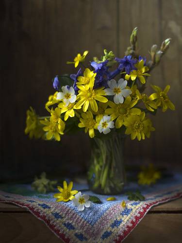 Букетик калужниц.
