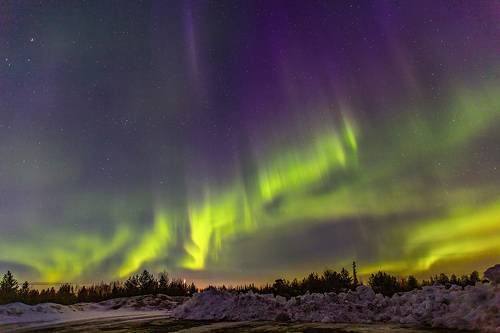 Ночная радуга севера