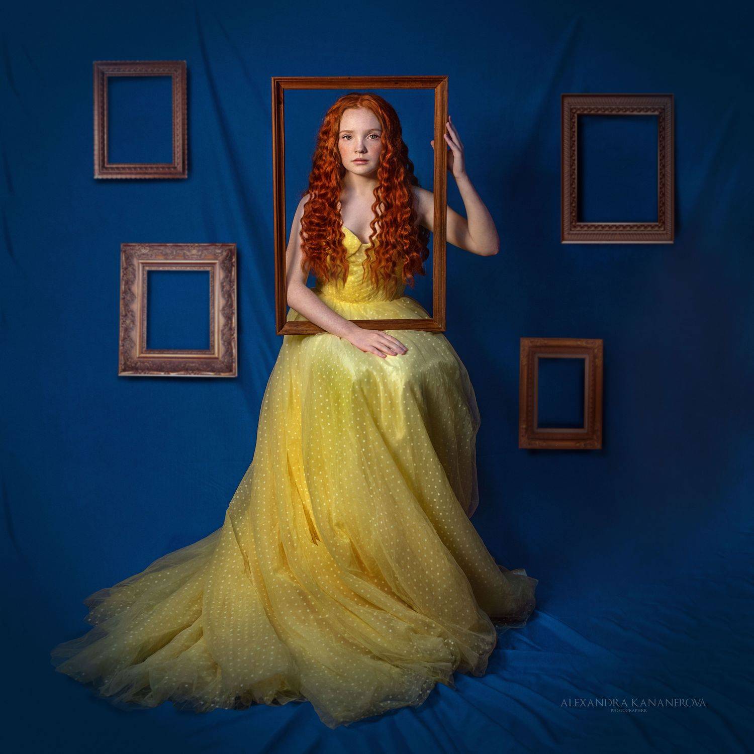 Портрет, рамка, Александра Кананерова