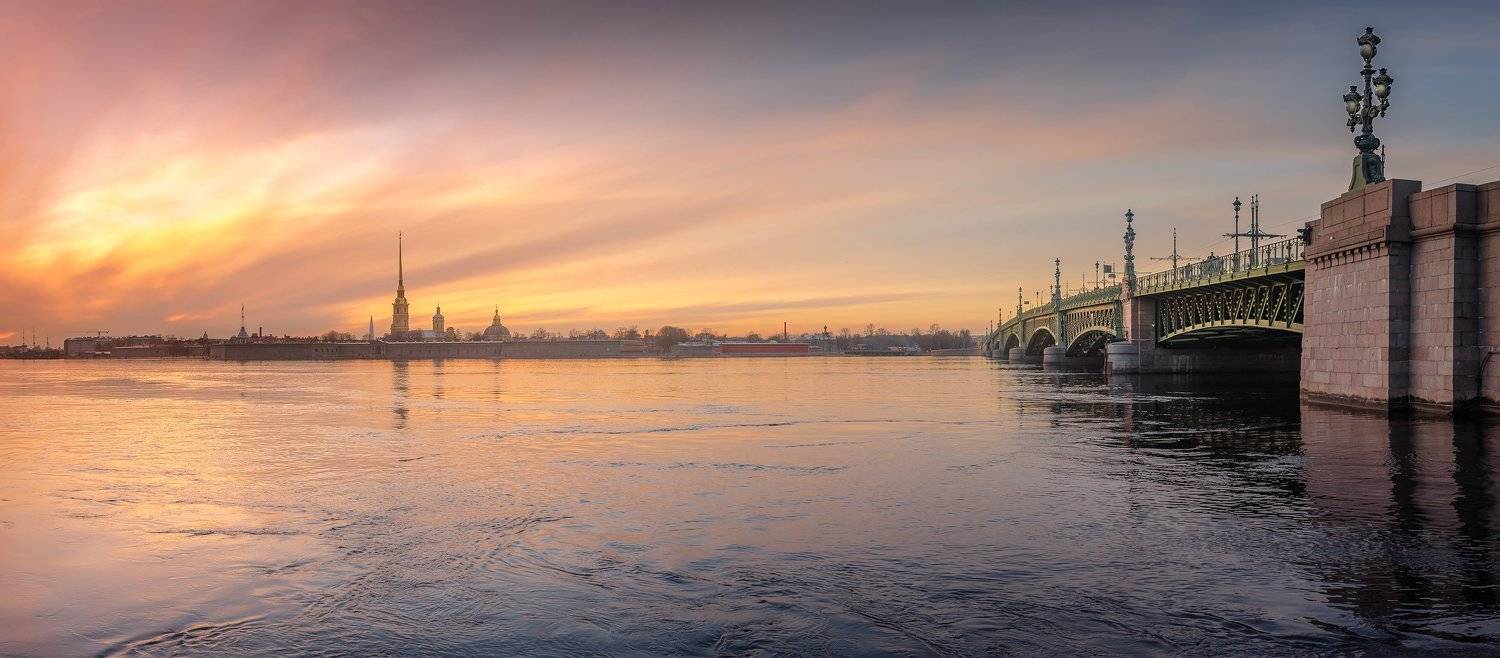 город, петербург, закат, рассвет, река, вода, небо, Ekaterina Khlebnikova