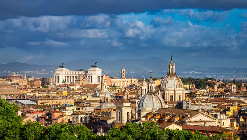 canon, color, postcard, picturesque, landmark, europe, italy, rome, travel, urban, architecture, iconic, skyline, golden hour Вечный город фото превью