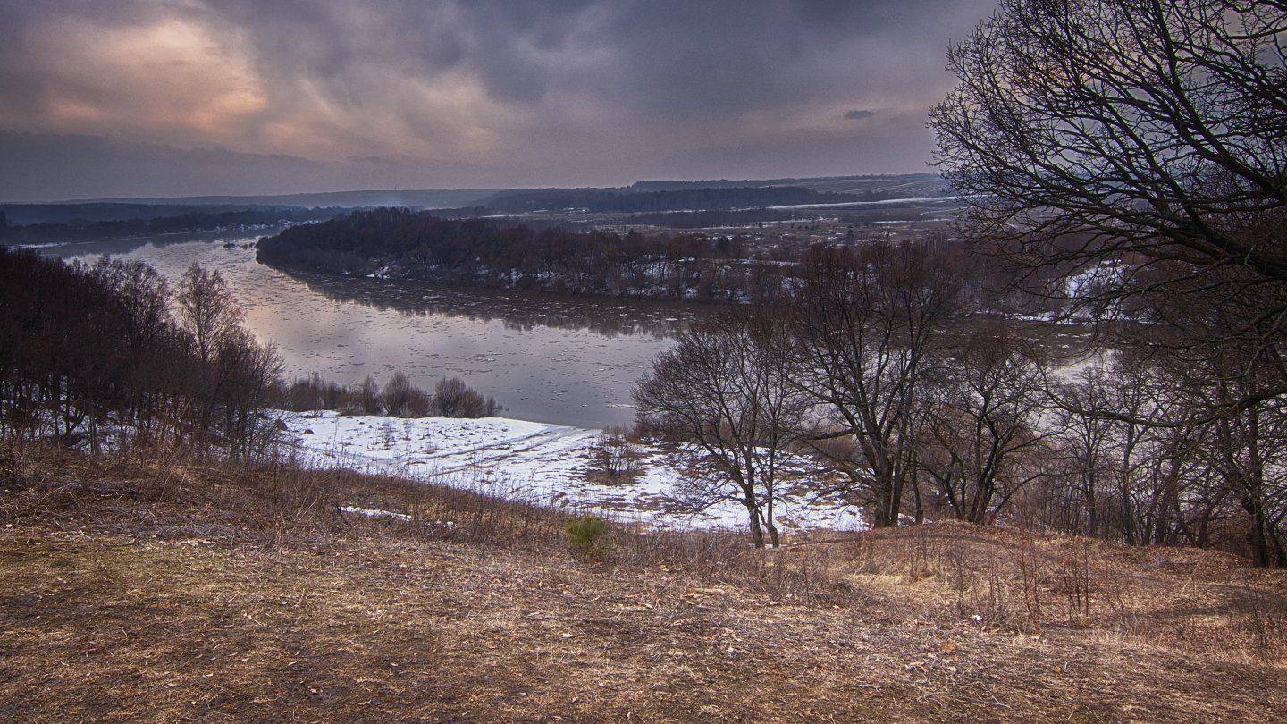 река,весна,льдины,заповедник., Анатолий Салтыков